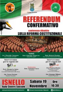 locandina isnello riforma costituzionale